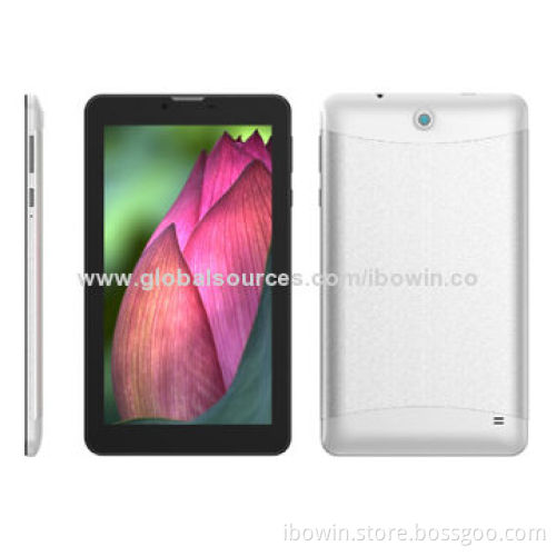 7-inch 3G Call Tablet with Built-in NFC Function/0.3/5.0MP Cameras/1,024x600p High Resolution